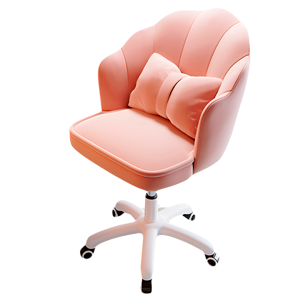 Silla Giratoria de Escritorio Oficina Q1 Rosada Buckingham