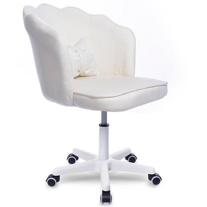 Silla Giratoria de Escritorio Oficina Q1 Blanco Buckingham