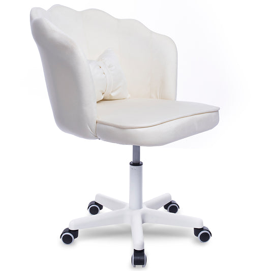 Silla Giratoria de Escritorio Oficina Q1 Blanco Buckingham