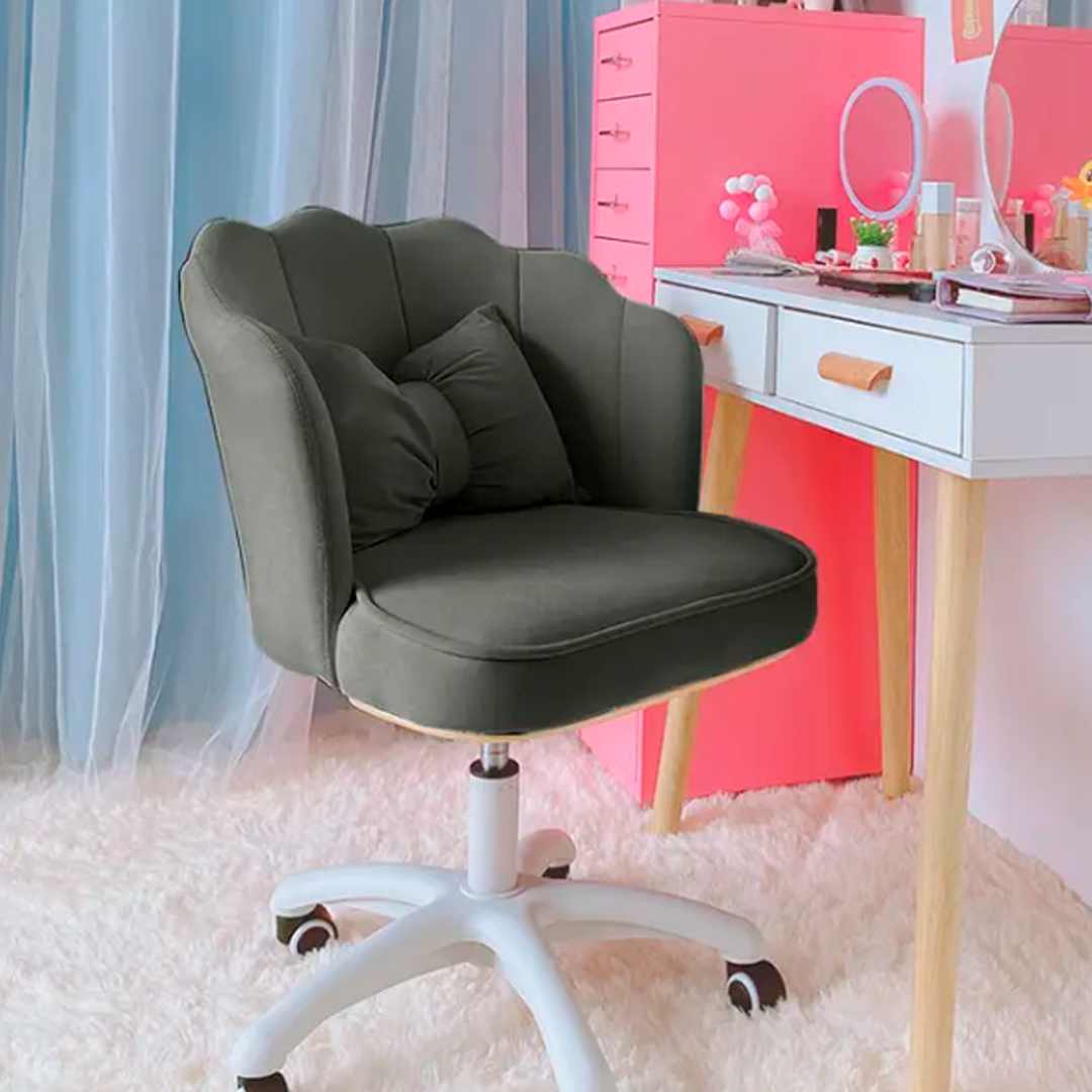 Silla Giratoria de Escritorio Oficina Q1 Gris Oscuro Buckingham