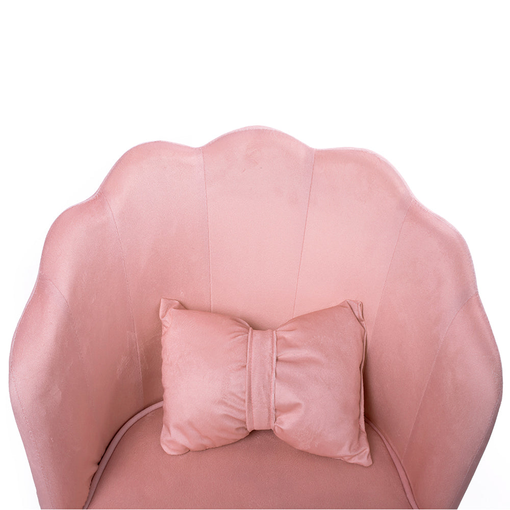 Silla Giratoria de Escritorio Oficina Q1 Rosada Buckingham