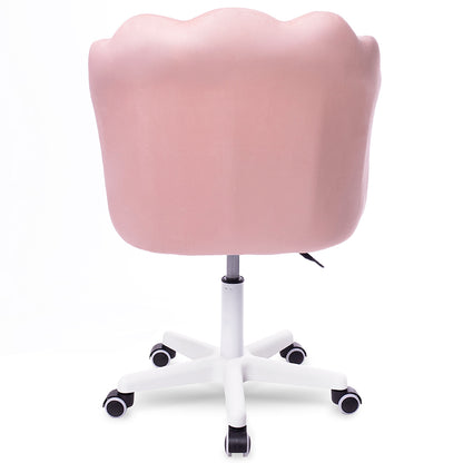 Silla Giratoria de Escritorio Oficina Q1 Rosada Buckingham