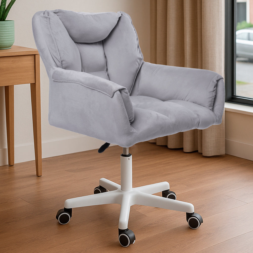 Silla Giratoria de Escritorio Oficina Buckingham Vanity Gris