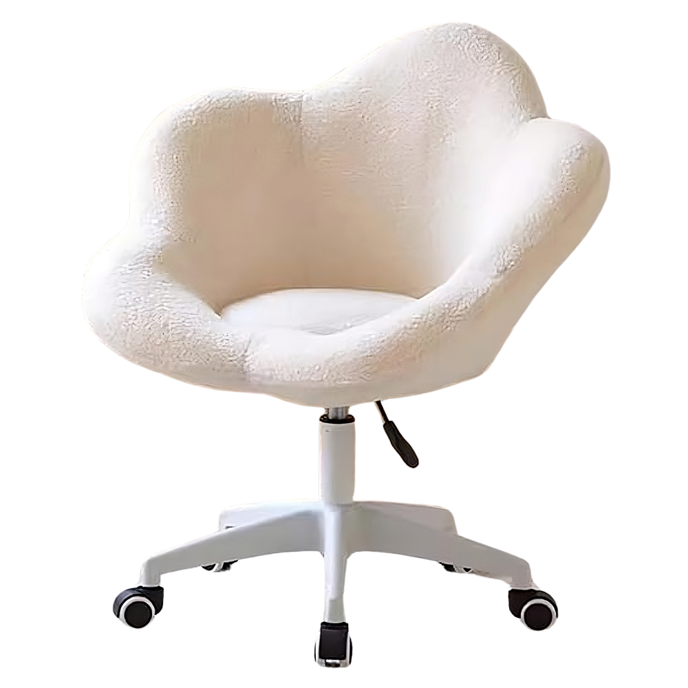 Silla Giratoria de Escritorio Oficina Buckingham Flower Blanca