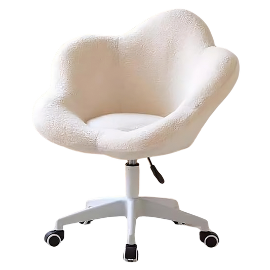 Silla Giratoria de Escritorio Oficina Buckingham Flower Blanca