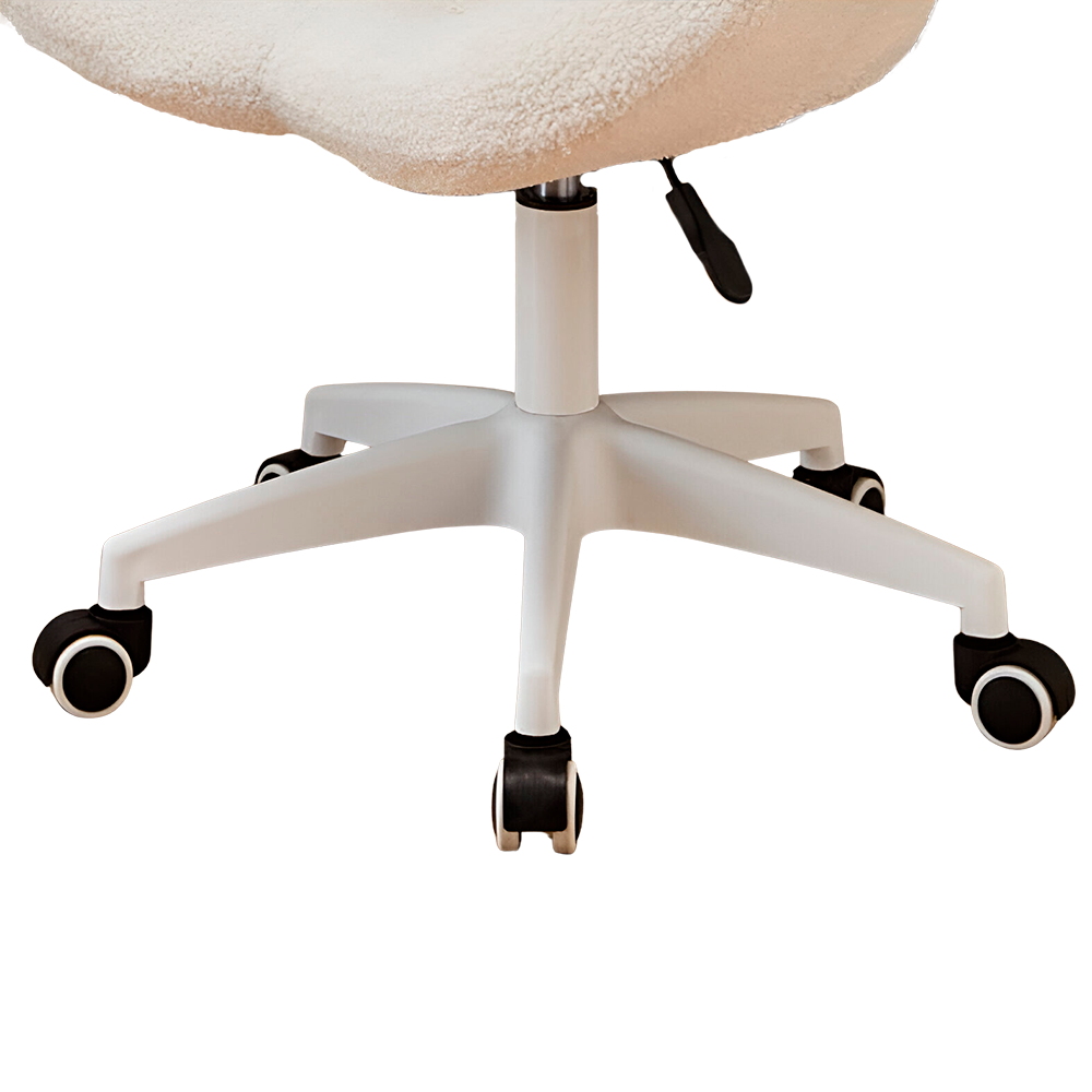 Silla Giratoria de Escritorio Oficina Buckingham Flower Blanca