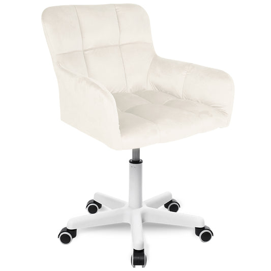 Silla Giratoria de Escritorio Oficina Buckingham Curve Blanca