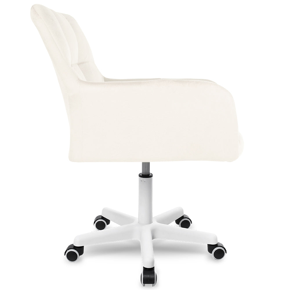 Silla Giratoria de Escritorio Oficina Buckingham Curve Blanca