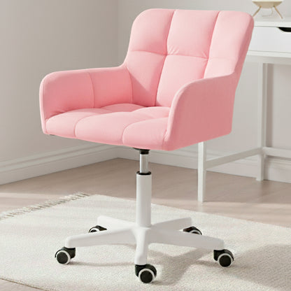 Silla Giratoria de Escritorio Oficina Buckingham Curve Rosado