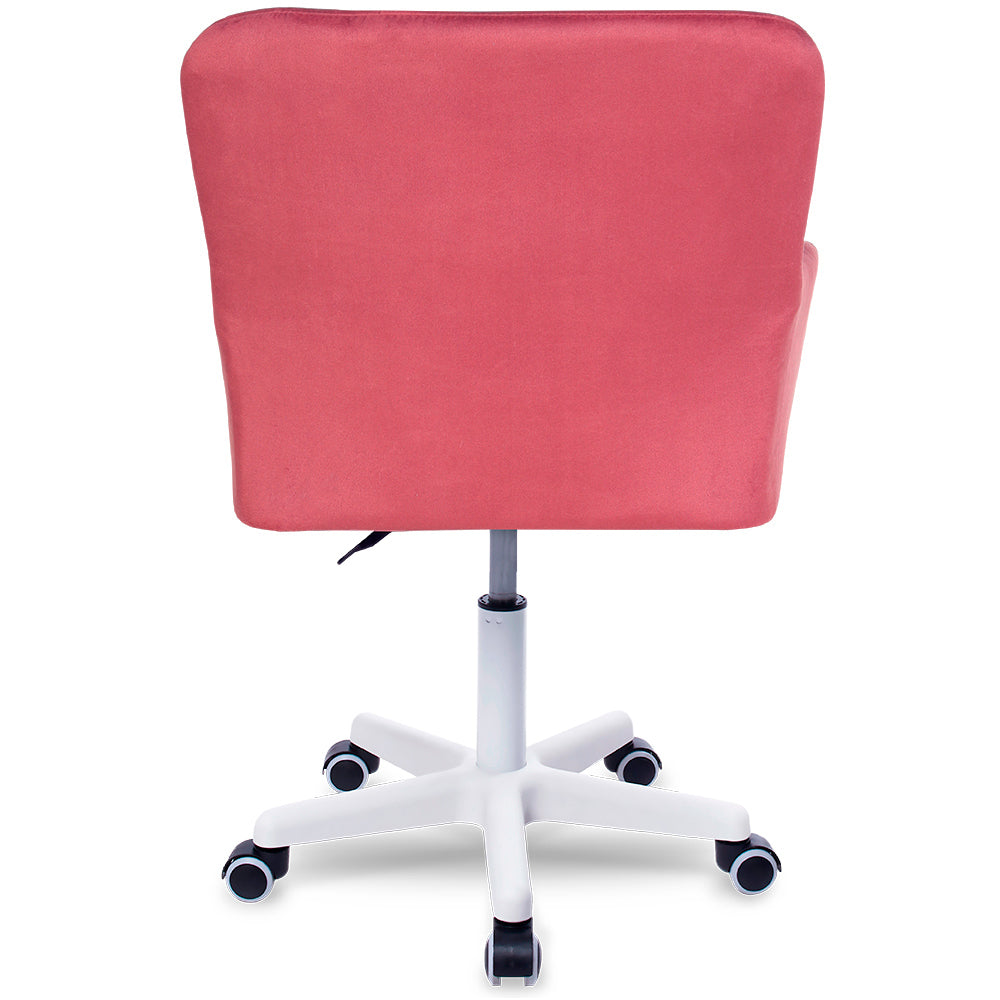 Silla Giratoria de Escritorio Oficina Buckingham Curve Rosado Bean