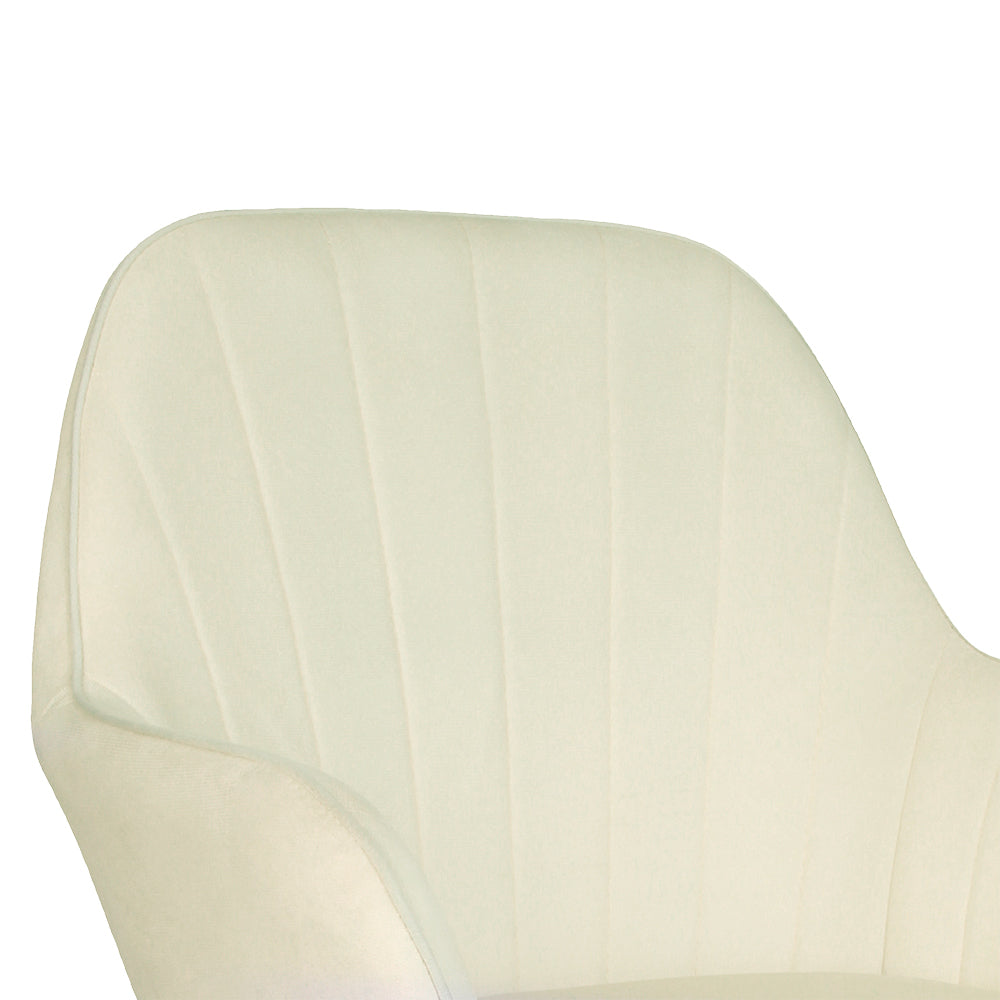 Silla Giratoria de Escritorio Oficina Buckingham Soft Blanca