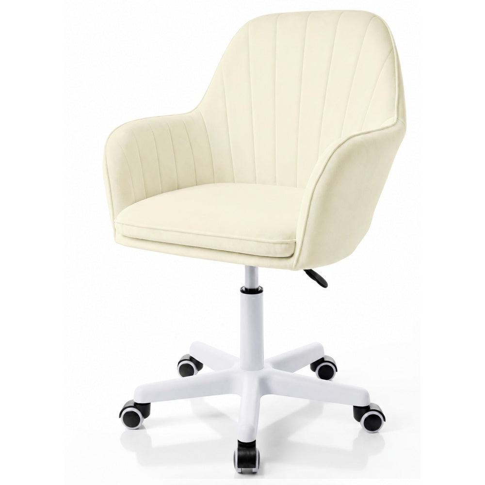 Silla Giratoria de Escritorio Oficina Buckingham Soft Blanco