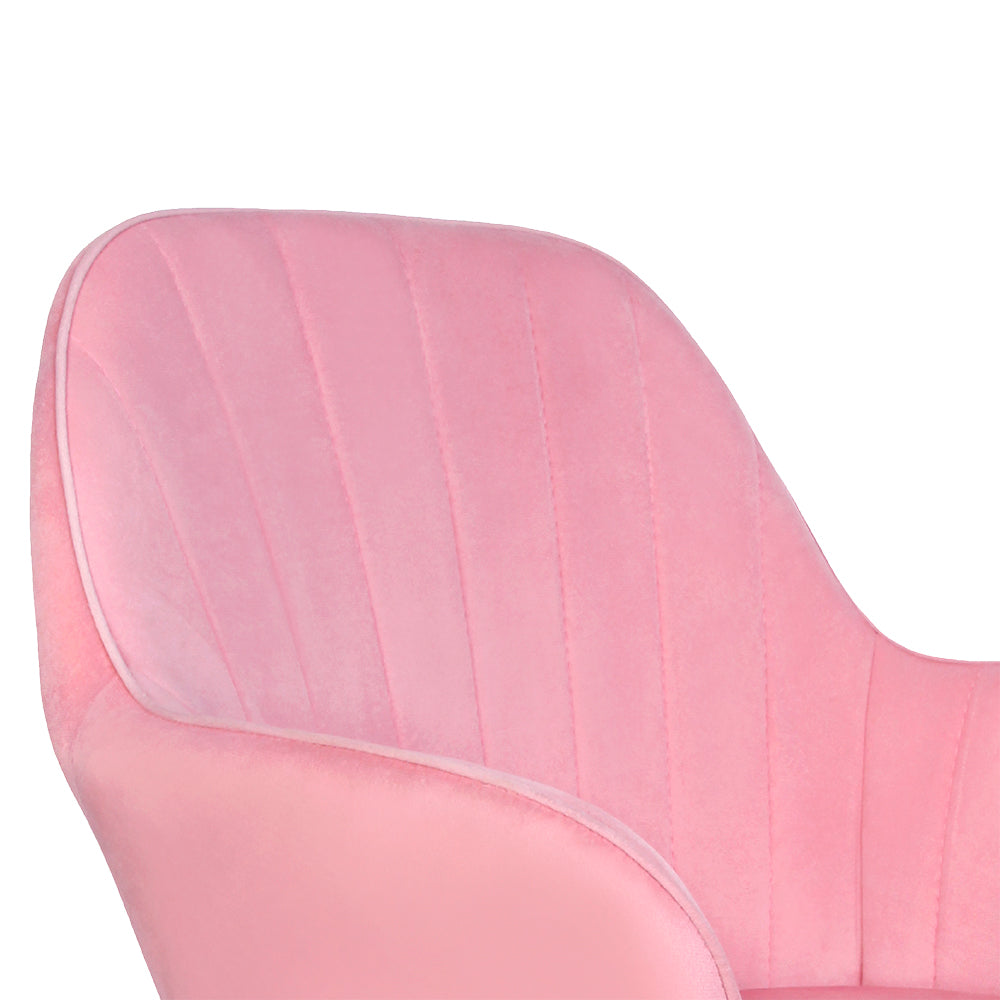 Silla Giratoria de Escritorio Oficina Buckingham Soft Rosado