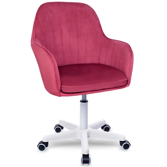 Silla Giratoria de Escritorio Oficina Buckingham Soft Rosado Bean
