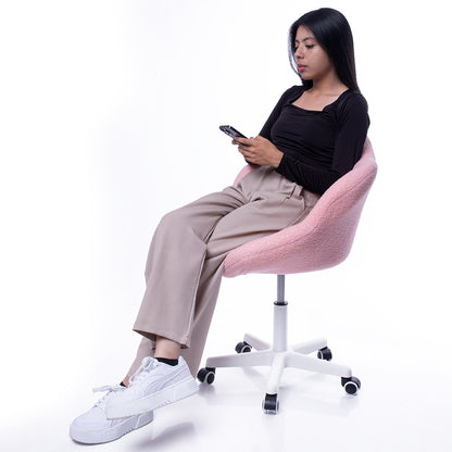 Silla Giratoria de Escritorio Oficina Buckingham Flower Rosada