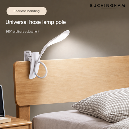 Lámpara de Lectura Dimmer Clip flexible DYH390006 Blanco