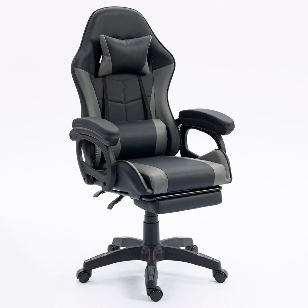 Silla Gamer Reclinable Gris SEG420013