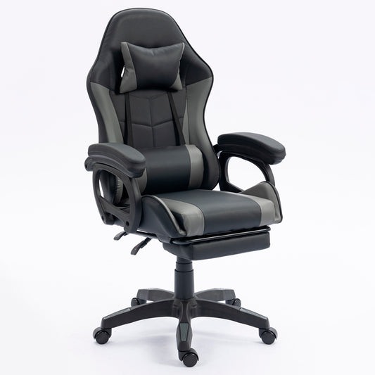 Silla Gamer Reclinable Gris SEG420013