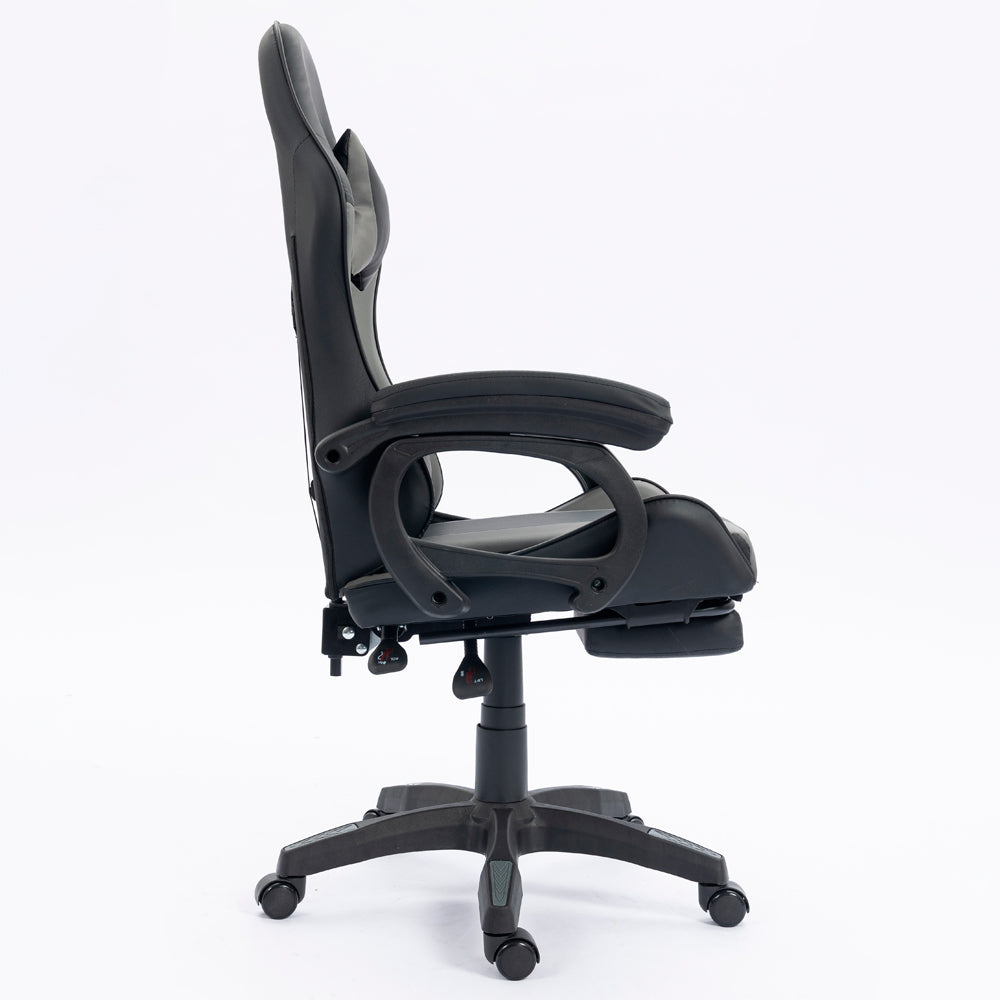 Silla Gamer Reclinable Gris SEG420013
