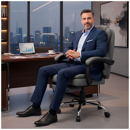 Silla de Oficina Gerencial Gris SEG420002