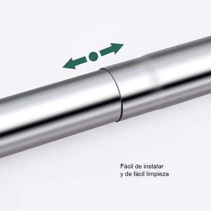Tubo Ajustable para Cortina de Baño