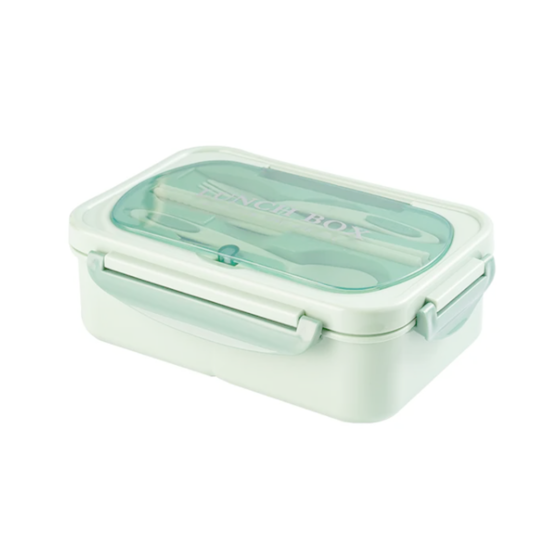 Lonchera Taper Portátil Hermética Cubiertos EasyHome Verde