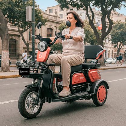 Trimoto Electrica IRIX rosa