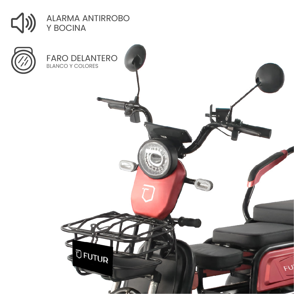 Trimoto Electrica IRIX rosa