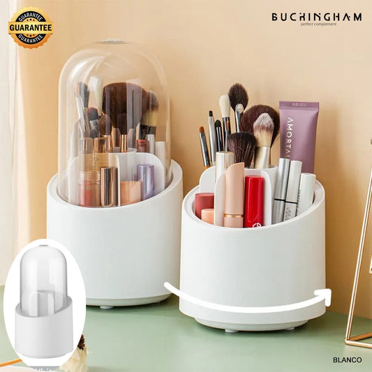 Organizador de Maquillaje Brochas Giratorio MYC3200010 Blanco
