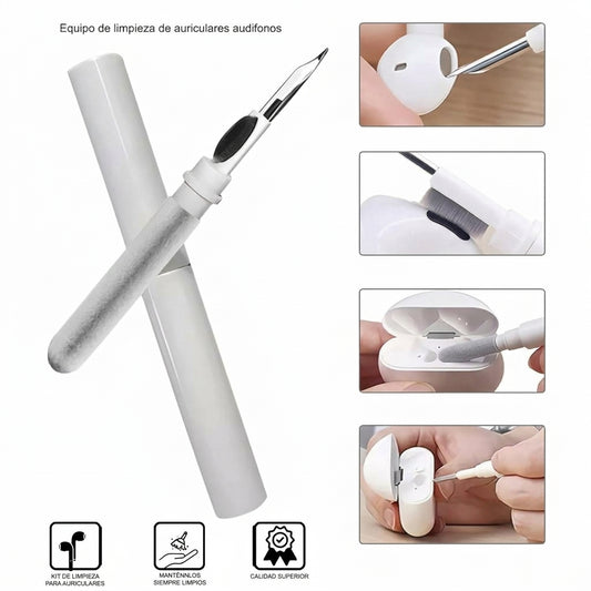 Kit de Limpieza de Auriculares Celular Teclado Mouse Periféricos Dreizt Blanco