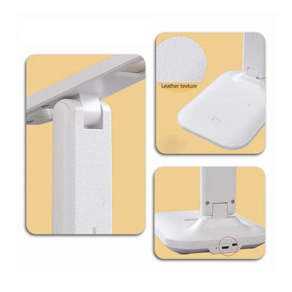 Lampara de Escritorio USB Touch Minimalista Sofisticada Escritorio Celular Blanco