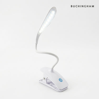 Lámpara de Lectura Dimmer Clip flexible DYH390006 Blanco
