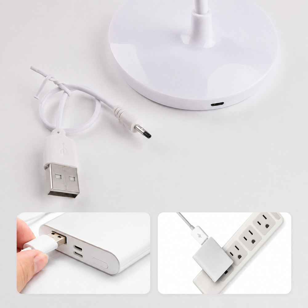 Lámpara de Escritorio USB LED Flexible DYH390005 Blanco
