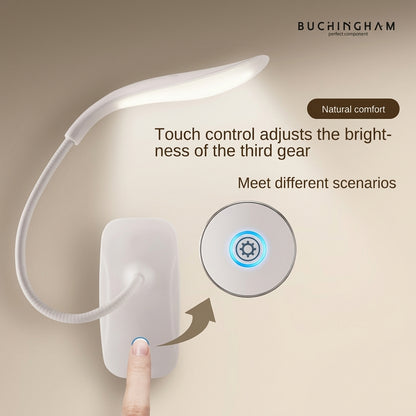 Lámpara de Lectura Dimmer Clip flexible DYH390006 Blanco