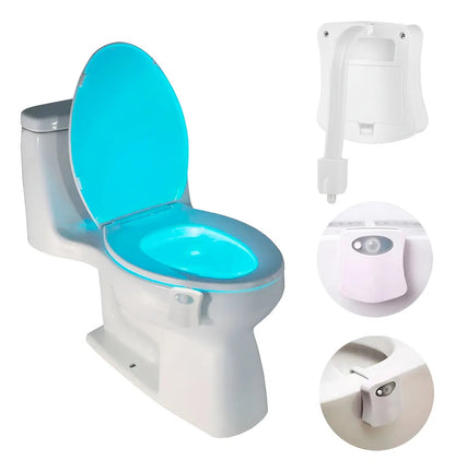 Luz de Inodoro Sensor de Luz Nocturna Led para Baño