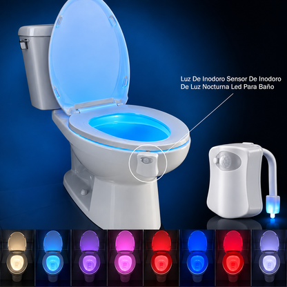 Luz de Inodoro Sensor de Luz Nocturna Led para Baño