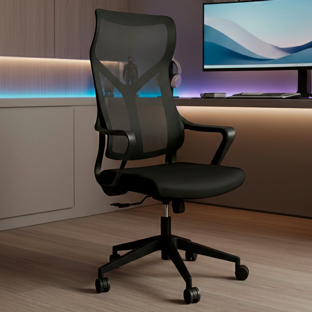 Silla Gamer Dreizt Lyon Mesh Negro