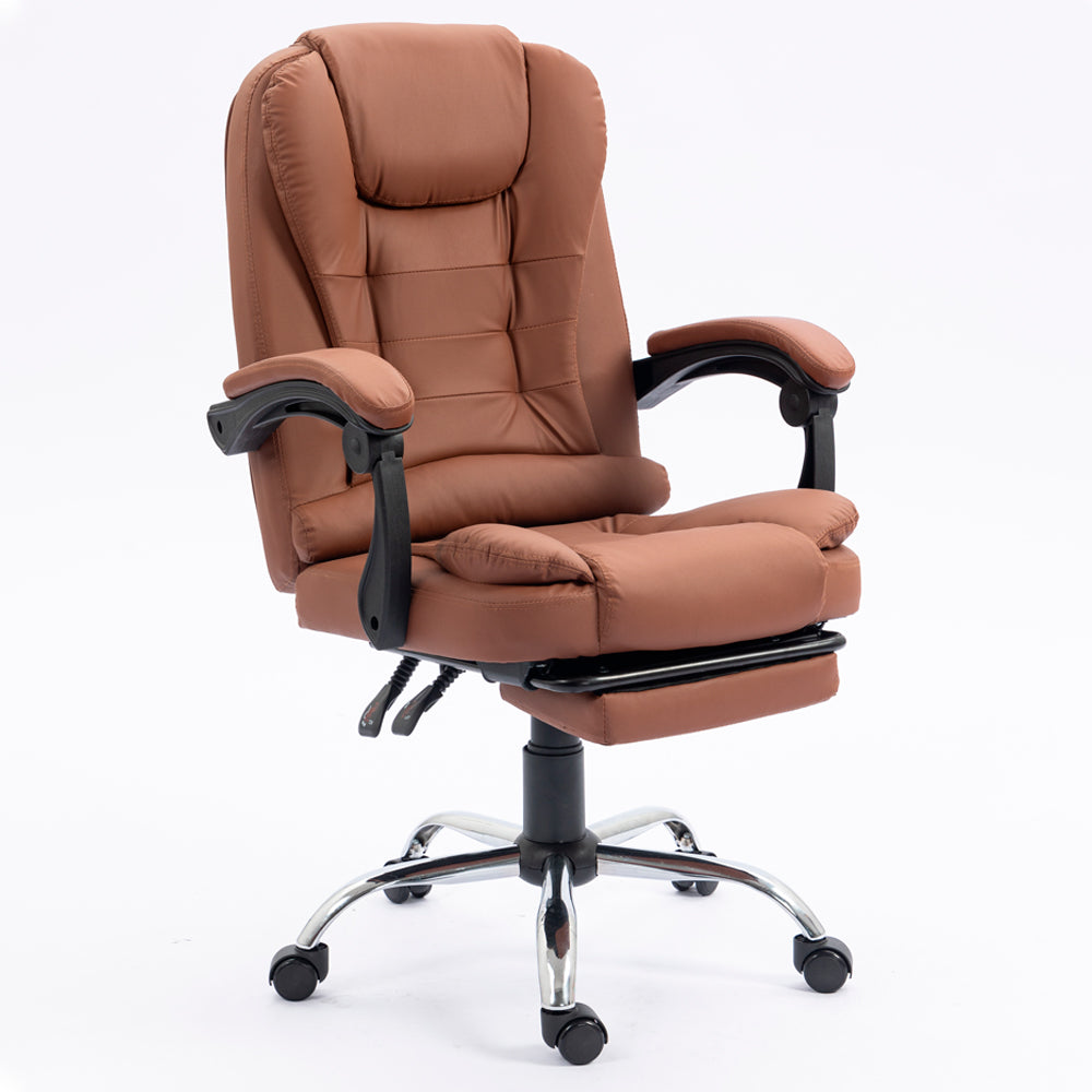 Silla de Oficina Gerencial Marron Claro SEG420004