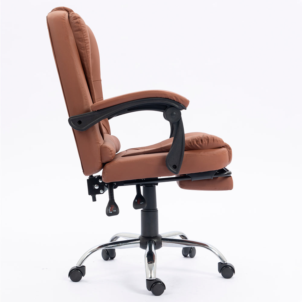 Silla de Oficina Gerencial Marron Claro SEG420004