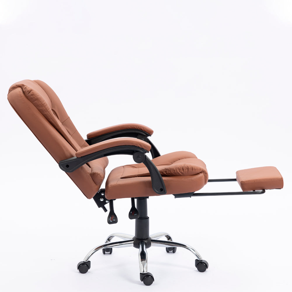 Silla de Oficina Gerencial Marron Claro SEG420004