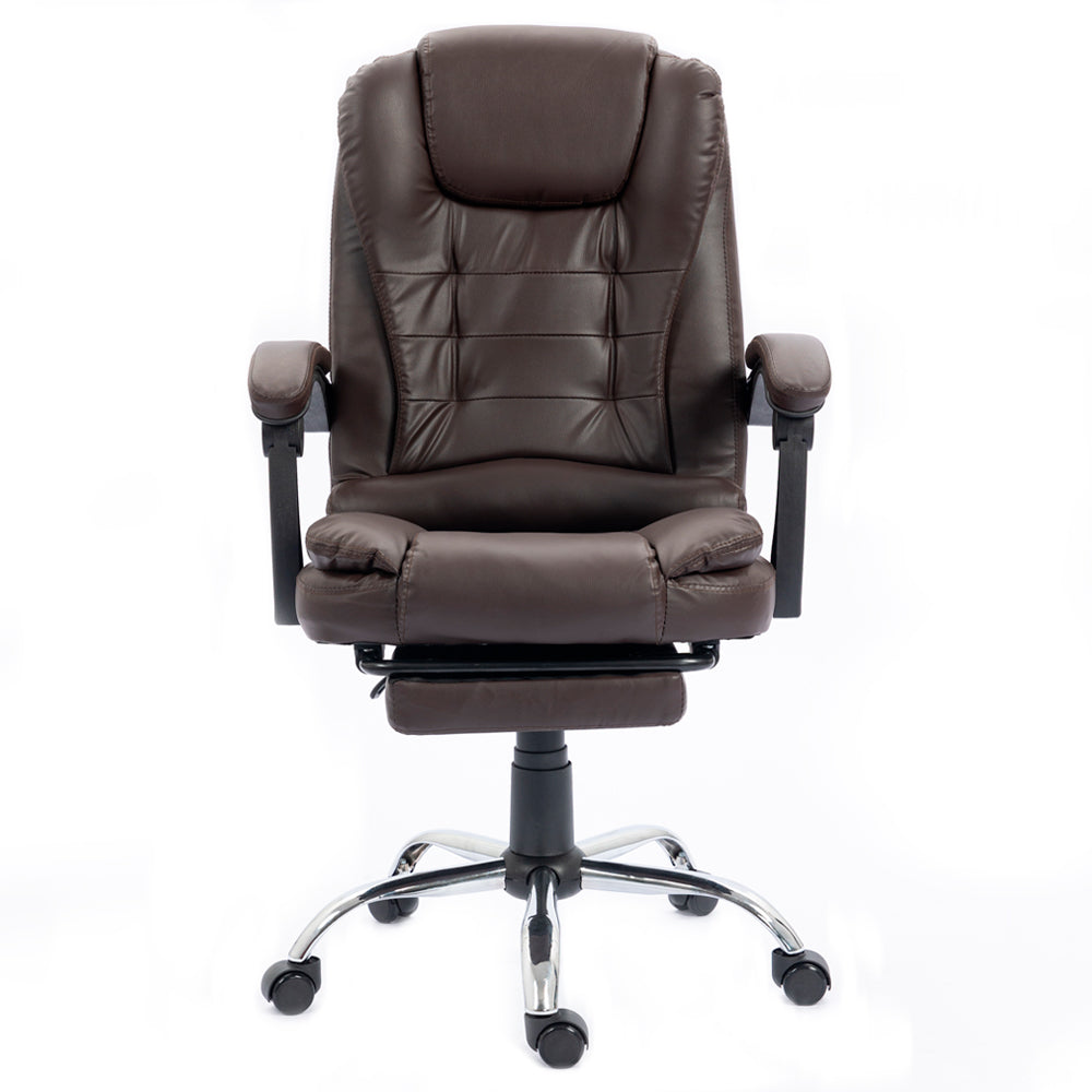 Silla de Oficina Gerencial Marron Oscuro SEG420003