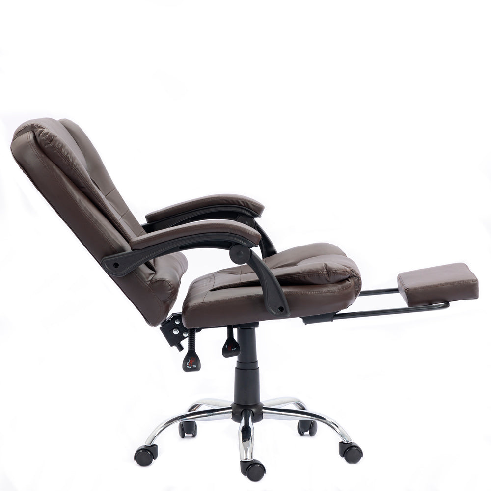 Silla de Oficina Gerencial Marron Oscuro SEG420003