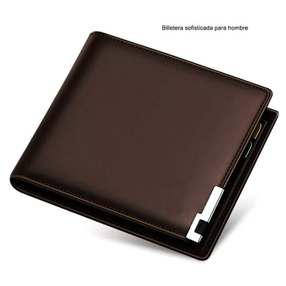 Billetera Tarjetero para Hombre Elegante Marron