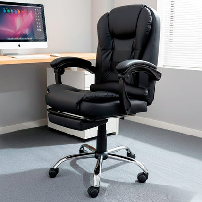 Silla de Oficina Gerencial Negra SEG420001