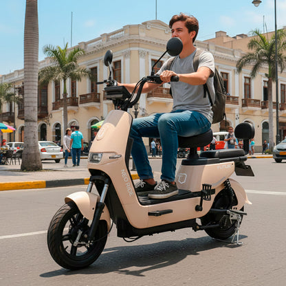 Bicimoto Electrica NEORIDE beige
