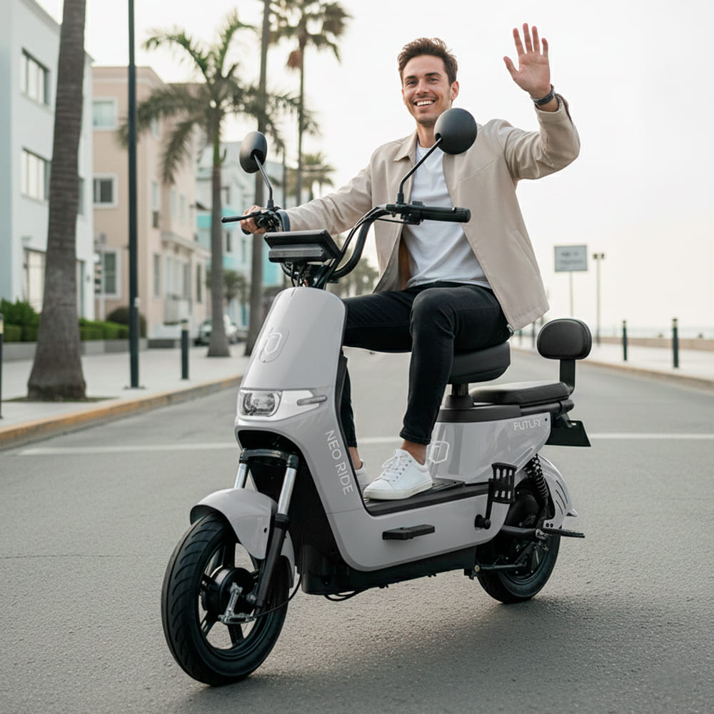 Bicimoto Electrica NEORIDE gris