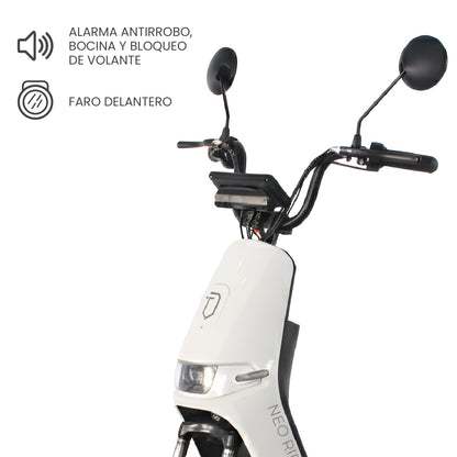 Bicimoto Electrica NEORIDE verde metalico