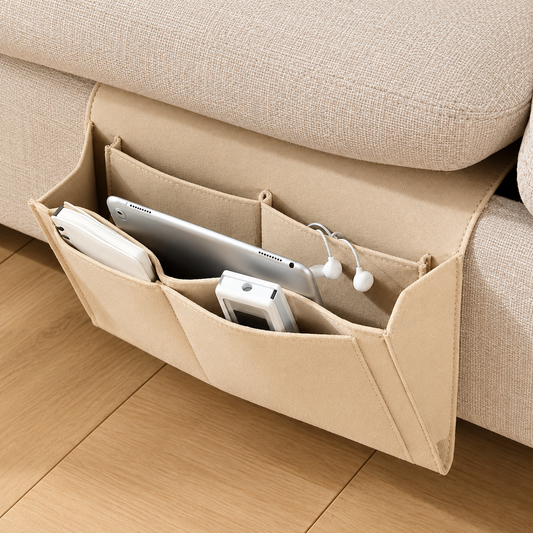 Organizador para Sofá Cama con Múltiples Compartimientos HYC280033 Beige
