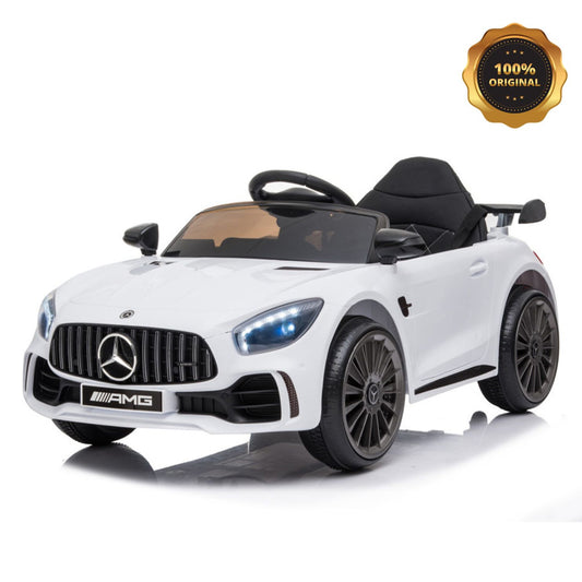 Carro a Bateria Mercedes Benz Gtr Amg Original Licenciado Blanco