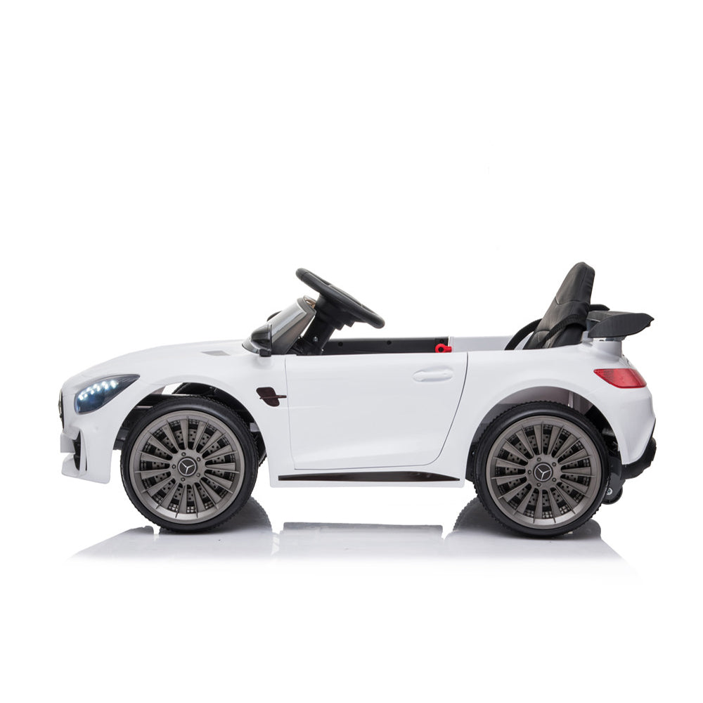 Carro a Bateria Mercedes Benz Gtr Amg Original Licenciado Blanco